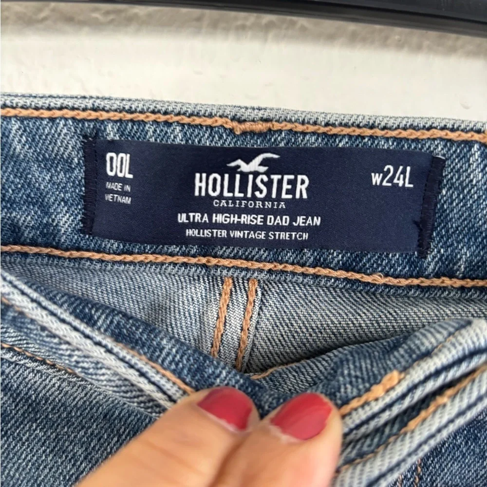 00L Hollister Ultra high rise dad Jeans